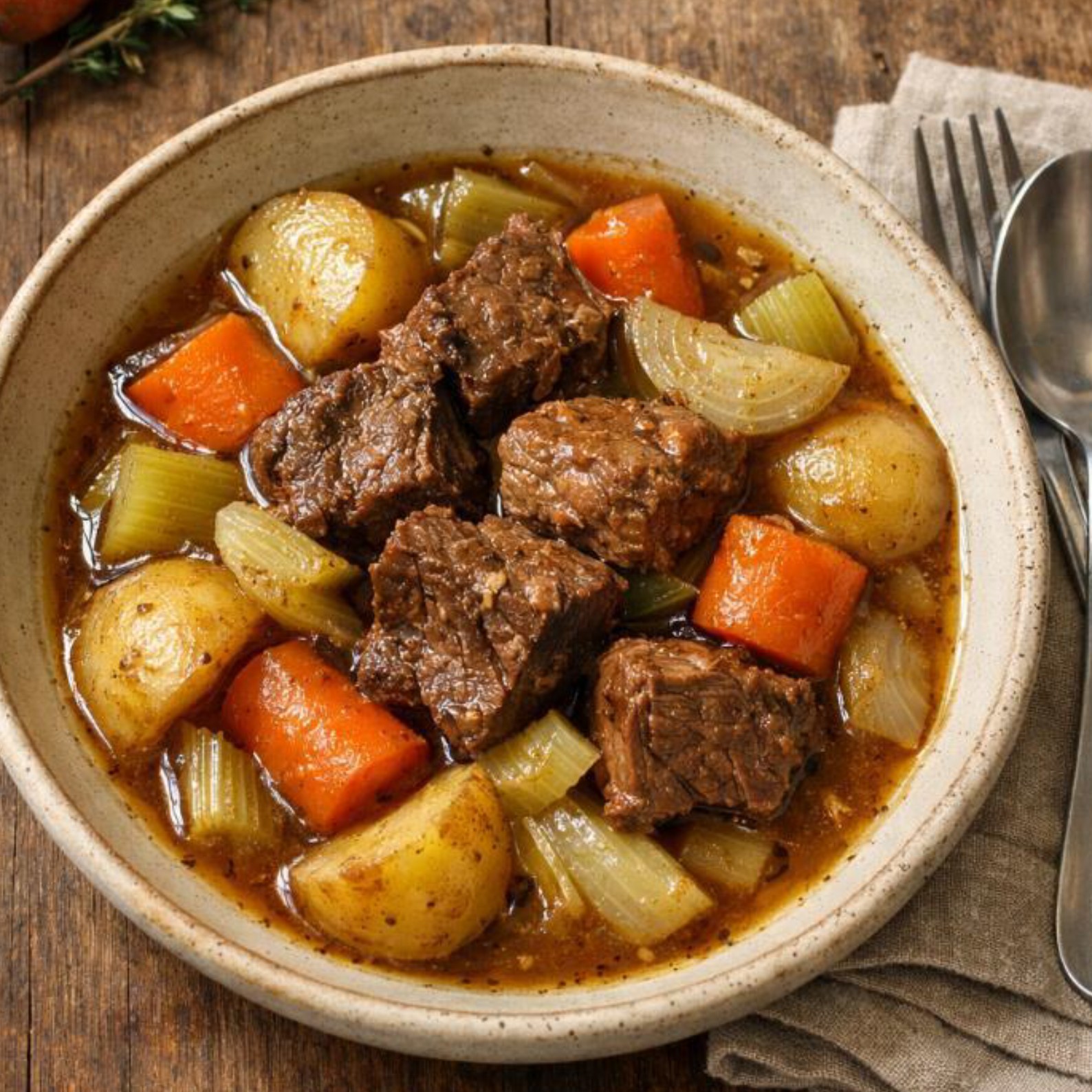 Beef Stew recipe card